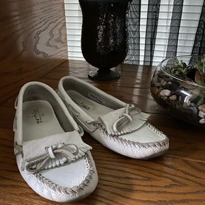 Minnetonka leather moccasins